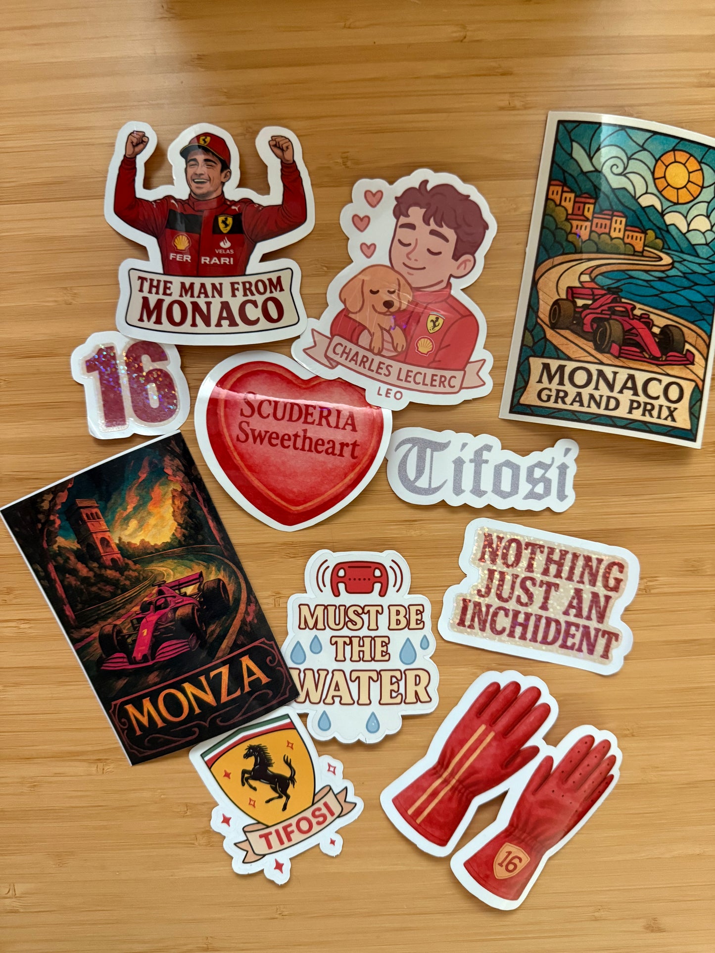 #16 Sticker Pack - 11 Motorsport Inspired Stickers